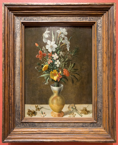 Bouquet in a Clay Vase by Ludger Tom Ring the Younger
