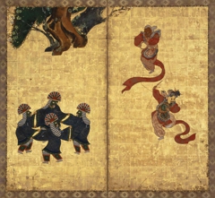 Bugaku Dance by Tawaraya Sōtatsu