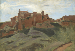 Castel Sant'Elia by Jean-Baptiste-Camille Corot
