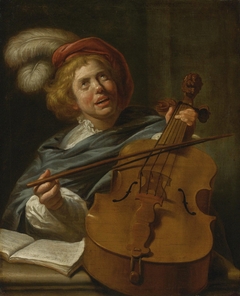 Cello player by Judith Leyster