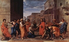Christ and the Woman Taken in Adultery by Nicolas Poussin