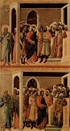 Christ Mocked (top); Christ Before Caiaphas (bottom)