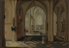 Church interior by Pieter Neeffs II