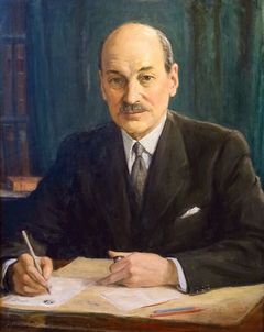 Clement Attlee by George Harcourt