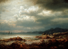 Coastal Landscape by Lars Hertervig