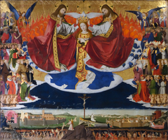 Coronation of the Virgin, altar of the Charterhouse of Villeneuve-lès-Avignon.