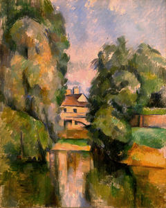 Country House by a River by Paul Cézanne