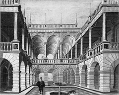 Coutyard with Arcades by Gabriel Engels