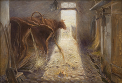 Cowshed on the Island of Saltholm by Theodor Philipsen