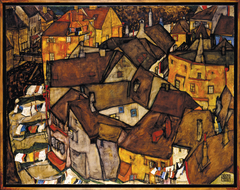 Crescent of Houses (The small City V) by Egon Schiele