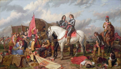 Cromwell in the Battle of Naseby in 1645