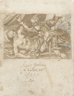 De verkrachting van Lucretia by Gerard ter Borch I