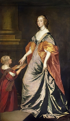 Duchess of Lennox and Richmond (1622–1685) with her lady’s maid, the dwarf, Anne Shepherd (Mrs. Gibson) by Anthony van Dyck