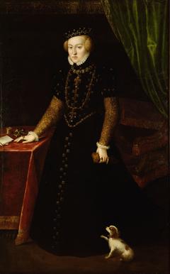 Erzherzogin Eleonore (1534-1594), Herzogin  von Mantua in ganzer Figur by Anonymous