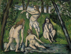 Four Bathers (Quatre baigneuses) by Paul Cézanne