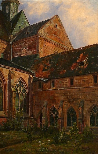 Fritzlar Church, Eastern Section and Monastery Garden