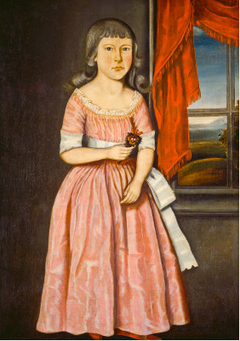 Girl in a Pink Dress by The Beardsley Limner