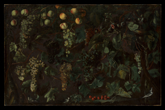 Grape Vines and Fruit, with Three Wagtails by Bartolomeo Cavarozzi