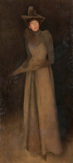 Harmony in Brown: The Felt Hat c.1890 by James McNeill Whistler