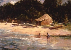 Hawaiian Fishing Camp by D. Howard Hitchcock