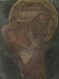 Head of a Male Saint by Anonymous