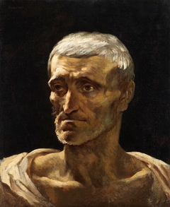 Head of a Shipwrecked Man by Théodore Géricault