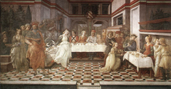 Herod's Banquet by Filippo Lippi