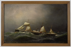 Het ss. Pollux van de Koninklijke Nederlandsche Stoomboot Maatschappij by Antonio Jacobsen