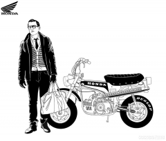 Honda Bike man by Wonman Kim
