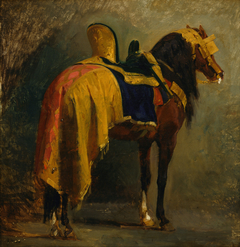 Horse caparisoned by Isidore Pils