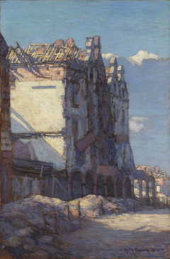 Houses in the Place Hotel de Ville, Arras by Gyrth Russell