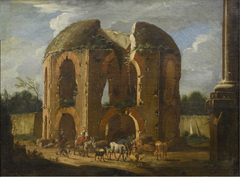 Imaginary View of the Temple of Minerva Medica by Niccolò Codazzi