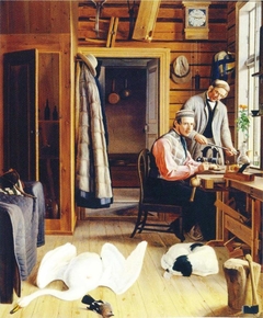 Interior of the Marieberg Workshop by Ferdinand von Wright