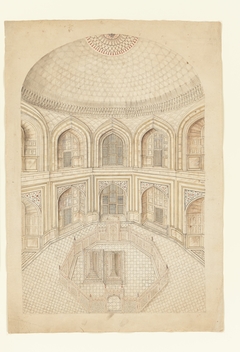 Interior of the Taj Mahal Mausoleum
