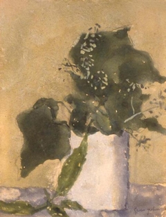 Ivy Leaves in a White Jug - Gwendoline Mary John - ABDAG007492 by Gwen John