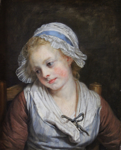 Jeune fille by Jean-Baptiste Greuze