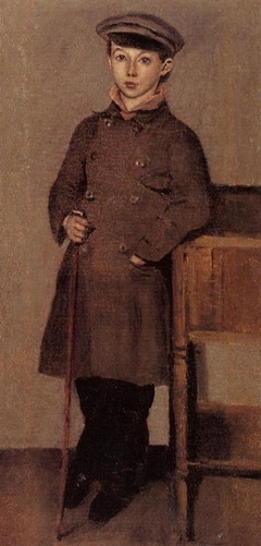 Jeune garçon de la famille Corot by Jean-Baptiste-Camille Corot