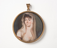 Johanna Maria Ekman (1776-1839), married to Baron Gustaf Bennet by Johan Carl Fredrik Viertel