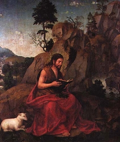John the Baptist in the desert by Master of Lourinhã
