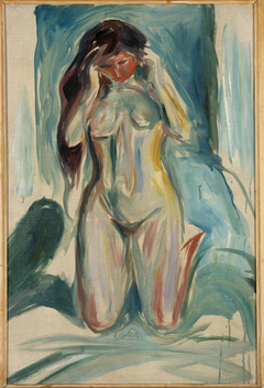 Kneeling Nude by Edvard Munch