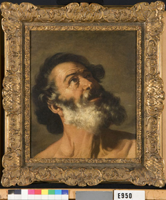 Kop van een oude man (Sint Petrus?) by Guido Reni