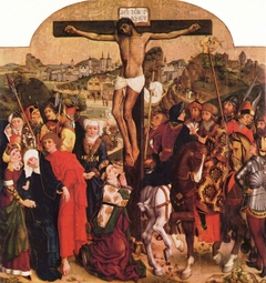 Kreuzigung Christi; (Rückseite: Hl. Anna Selbdritt) by Hans Pleydenwurff
