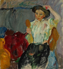 Lady with Hand Mirror by Karl Isakson