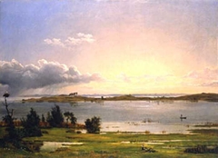 Landscape at Arresø by Johan Lundbye