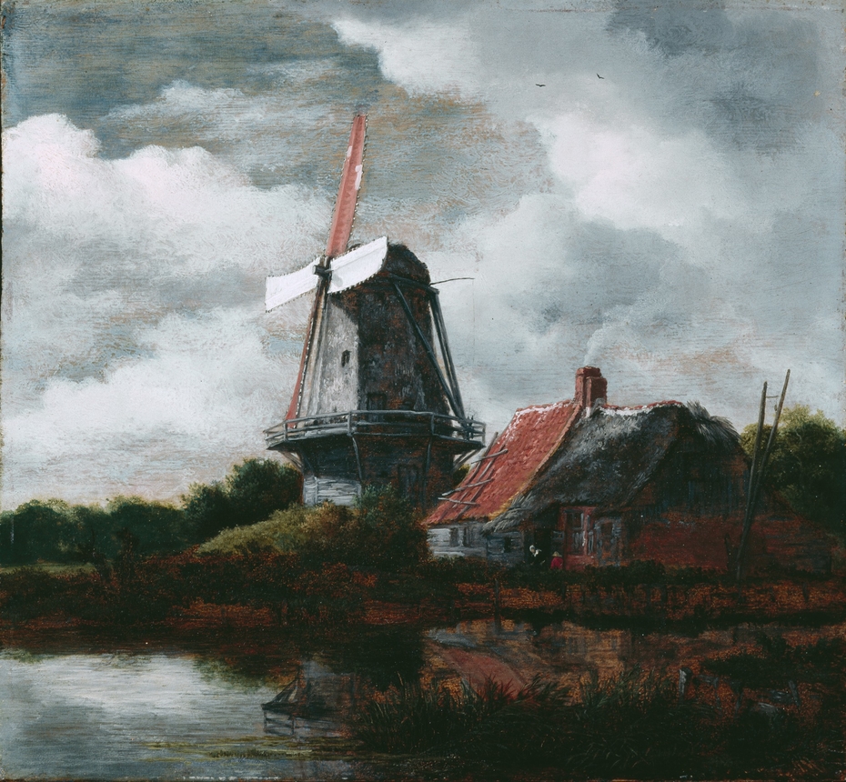 Landscape with a Farm House and Windmill