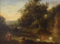 Landscape with Cattle by Thomas Barber