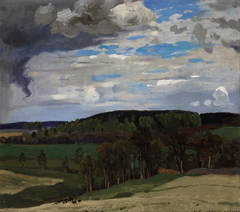 Landscape with Clouds by Ferdynand Ruszczyc