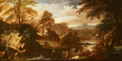 Landscape with Figures by Adriaen van Diest