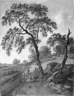 Landscape with People on Foot by Jan Wijnants