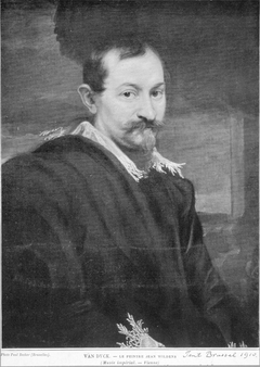 Lost portrait of Jan Wildens by Anthony van Dyck